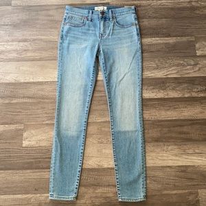 Madewell 8” skinny jeans size 25 NWT